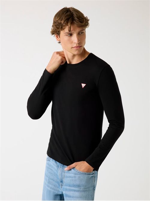 T-shirt a manica lunga GUESS | M2YI28J1314/JBLK
